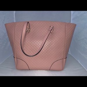 Gucci Microguccissima Light Pink Soft Leather Bag